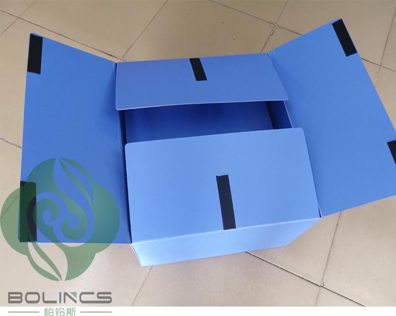 PP发泡板循环箱 环保高分子周转箱 车间产品用塑料折叠箱
